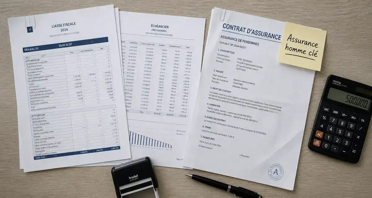 Assurance homme clé comptabilisation : primes et indemnité
