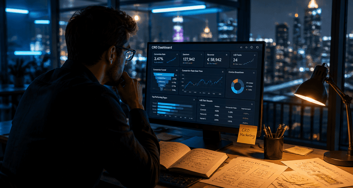 cro marketing consultant analyse écran