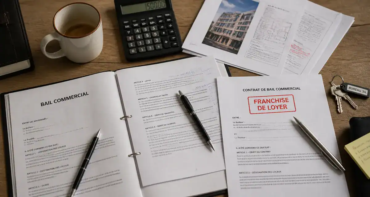 franchise de loyer contrat bail commercial