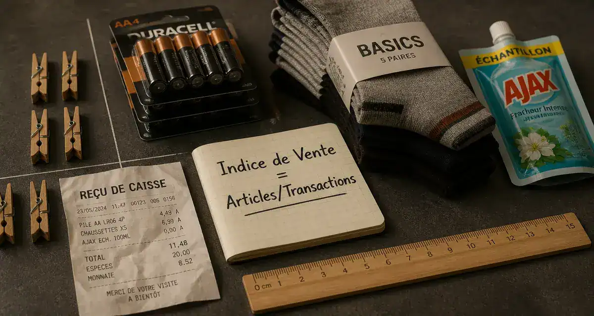Indice de vente pour mesurer les ventes additionnelles en boutique