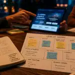 Photo Lean UX : canvas et cycle itératif sans gaspillage