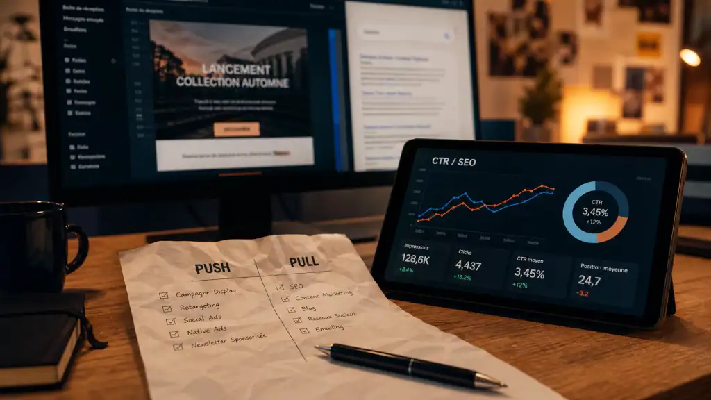 Push or pull marketing : choisir entre pousser et attirer le client