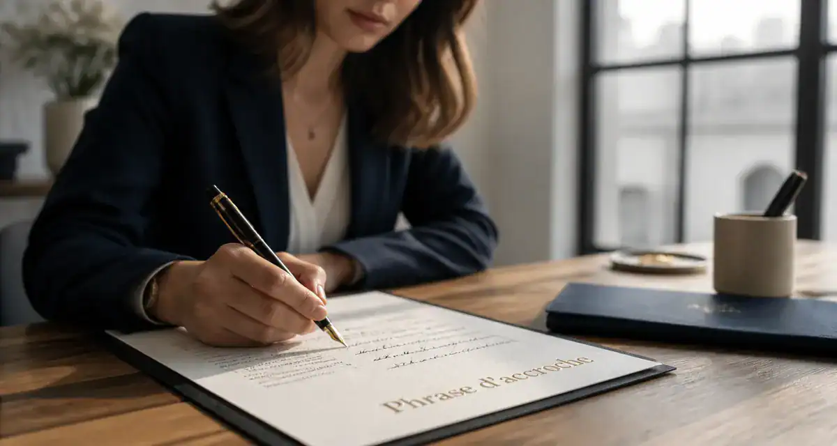 une phrase d accroche exemple sur un cv
