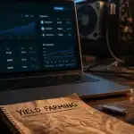 Yield farming : dashboard DeFi, courbes APY et pools de liquidité