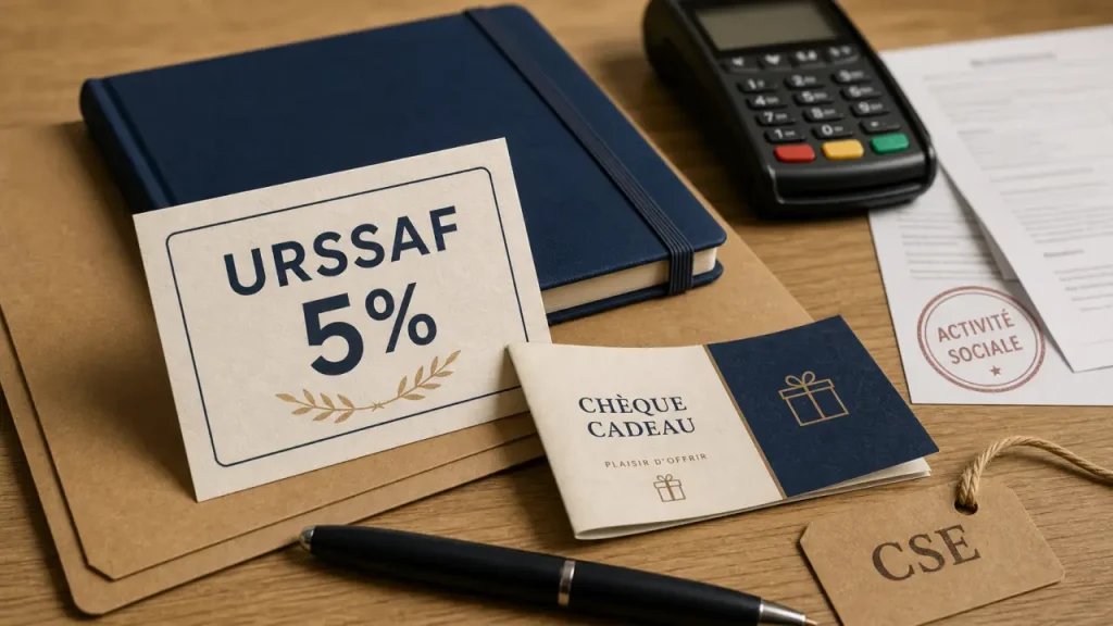 Carte cadeaux salariés et plafond URSSAF 200 € en 2026