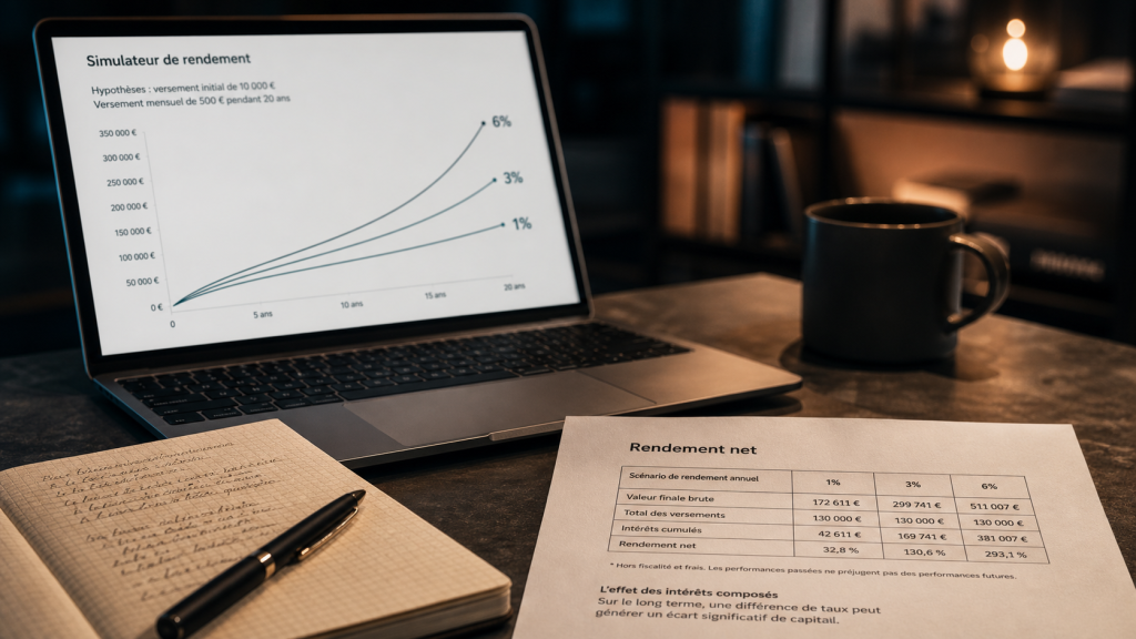Combien rapporte un placement ? 1 %, 3 %, 8 % et revenu net