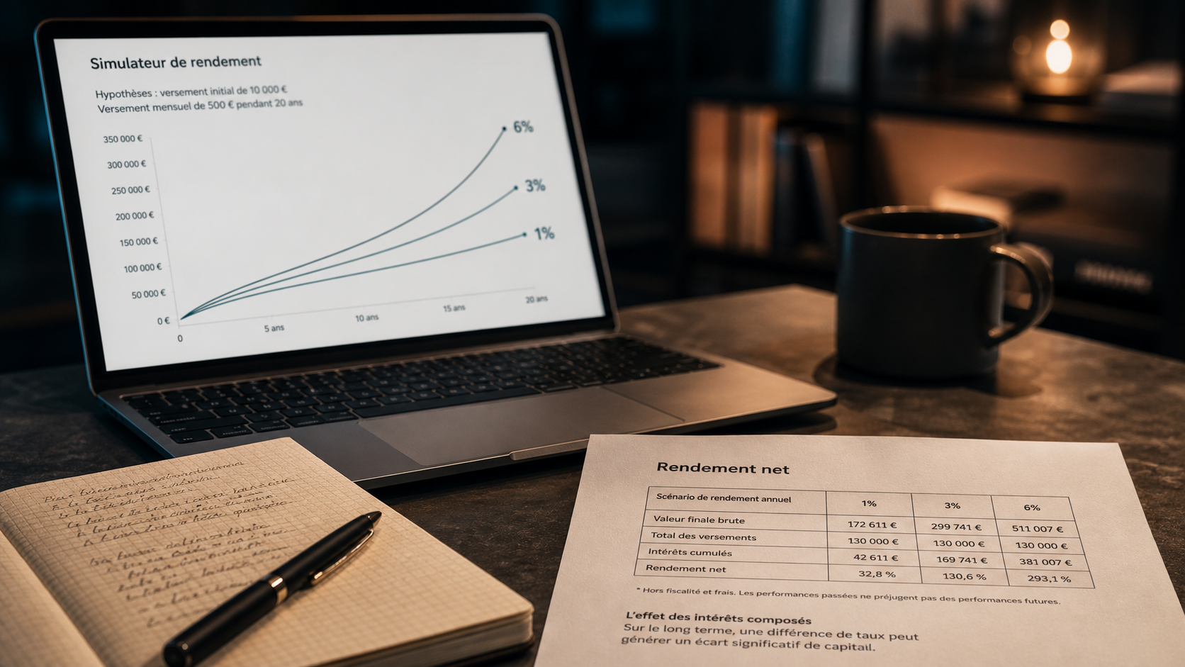 Combien rapporte un placement ? 1 %, 3 %, 8 % et revenu net