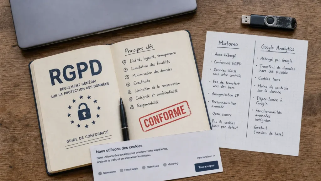 Matomo ou Google Analytics : RGPD, propriété des données et coûts cachés à comparer avant migration