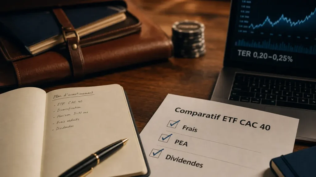 Meilleur etf cac 40 : frais, PEA et dividendes