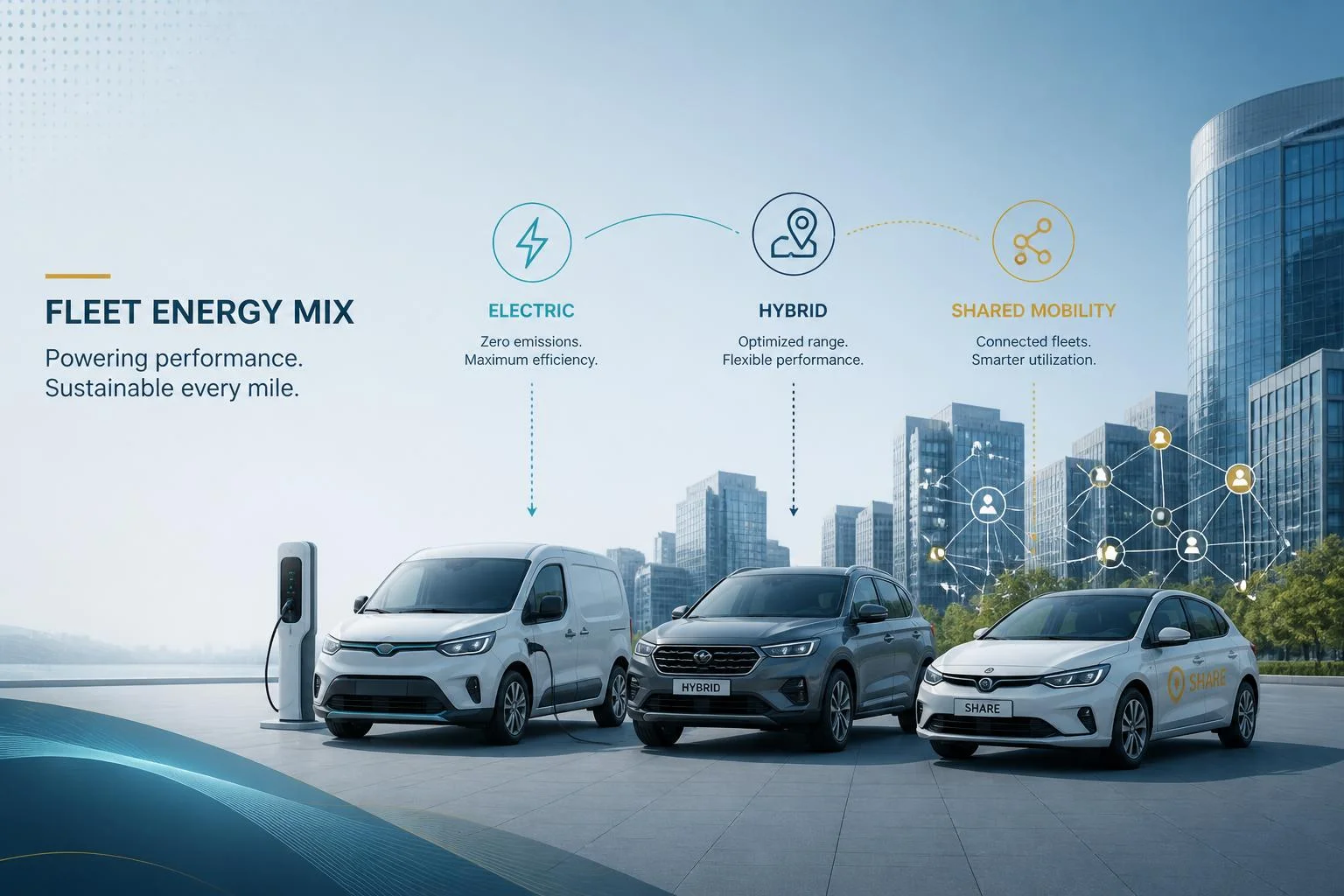 Électrique, hybride ou autopartage : le bon mix