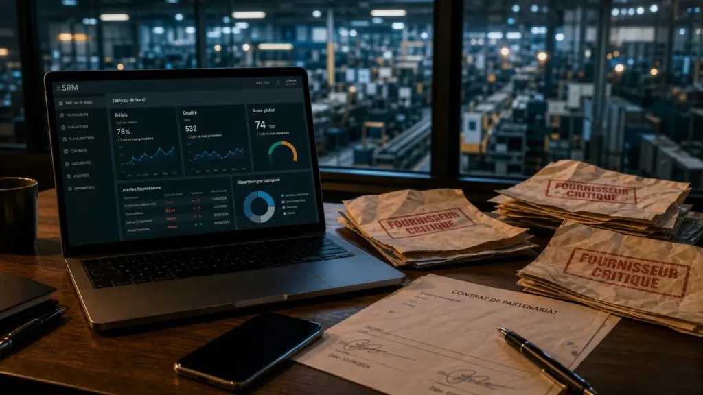 Supplier relationship management (SRM) : déploiement sans alourdir les achats, tableau de bord et fournisseurs critiques