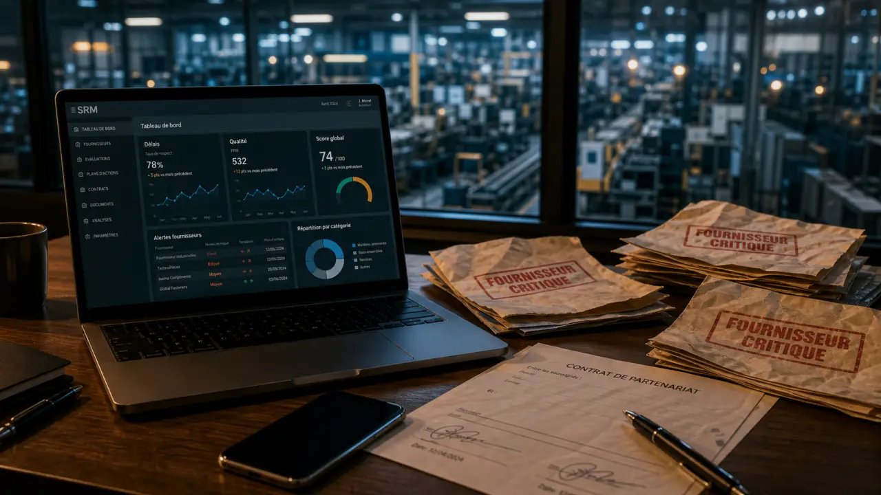 Supplier relationship management (SRM) : déploiement sans alourdir les achats, tableau de bord et fournisseurs critiques