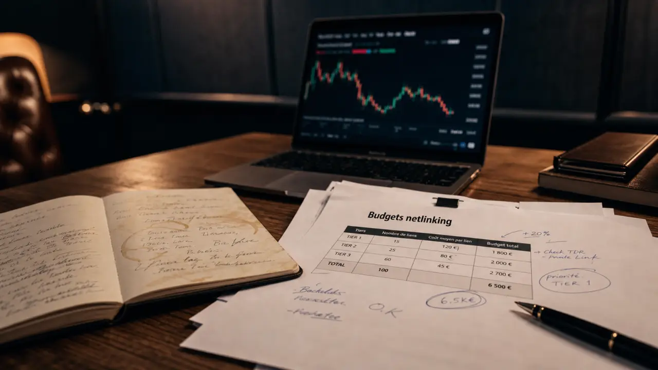 Tarif netlinking : prix de backlinks et budget à maîtriser