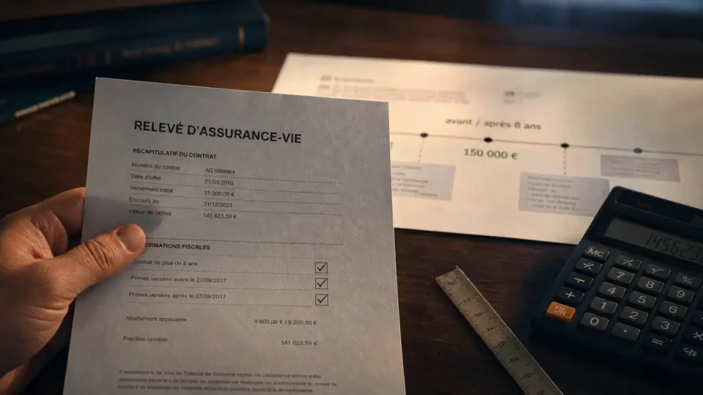 Assurance-vie fiscalité : ce que changent le rachat, les 8 ans et le seuil de 150 000 €