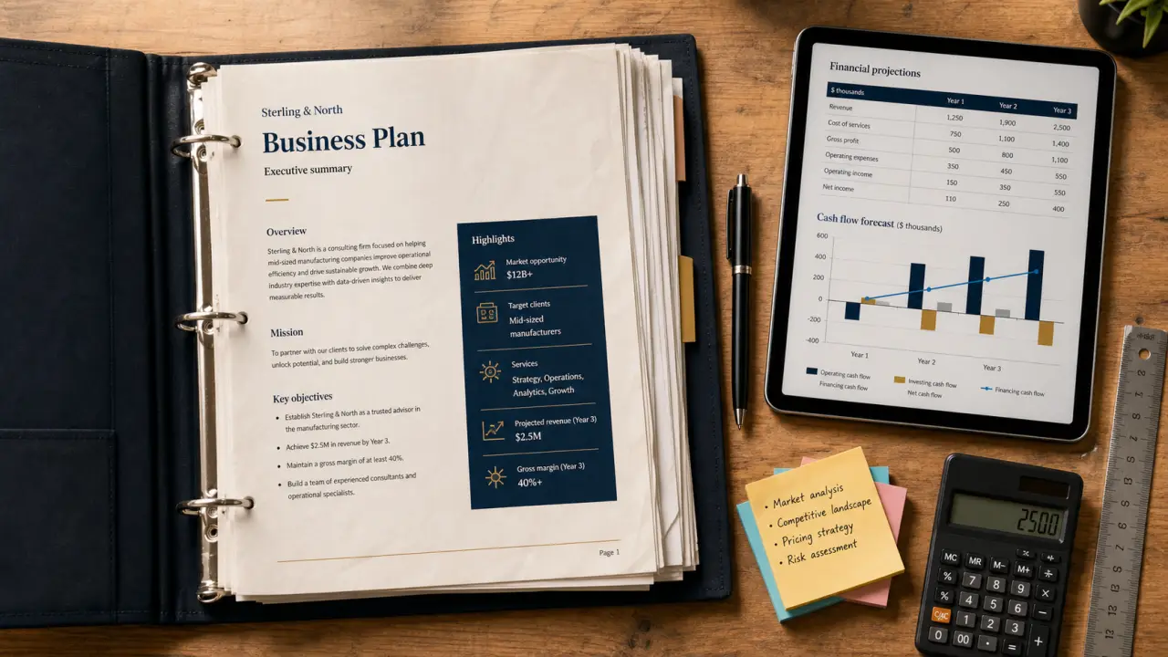 Bpifrance business plan : tableau de trésorerie et prévisions sur 3 ans