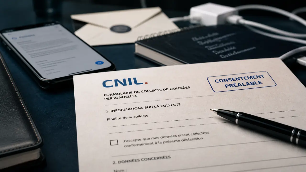 CNIL prospection commerciale : règles par canal et consentement préalable 11 août 2026