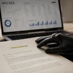 Lettre de motivation marketing digital sur papier pour candidature SEO/SEA