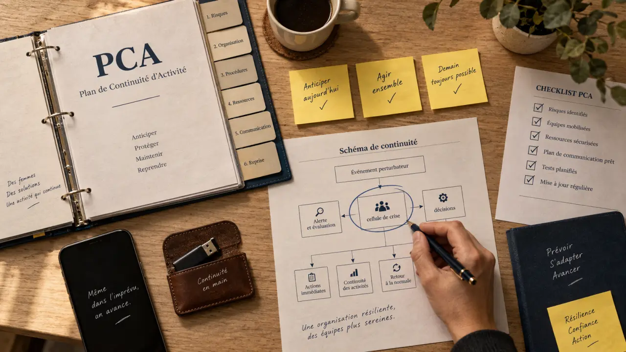 Business continuity plan : PCA, cellule de crise et checklist