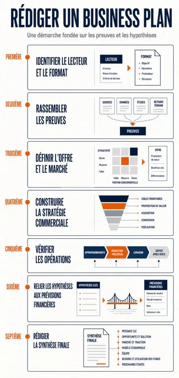 Étapes pour comprendre how to write a business plan step by step