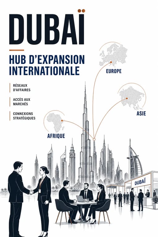 Stratégies d'expansion internationale et networking d'affaires à Dubai : Dubaï hub entre Europe, Asie et Afrique