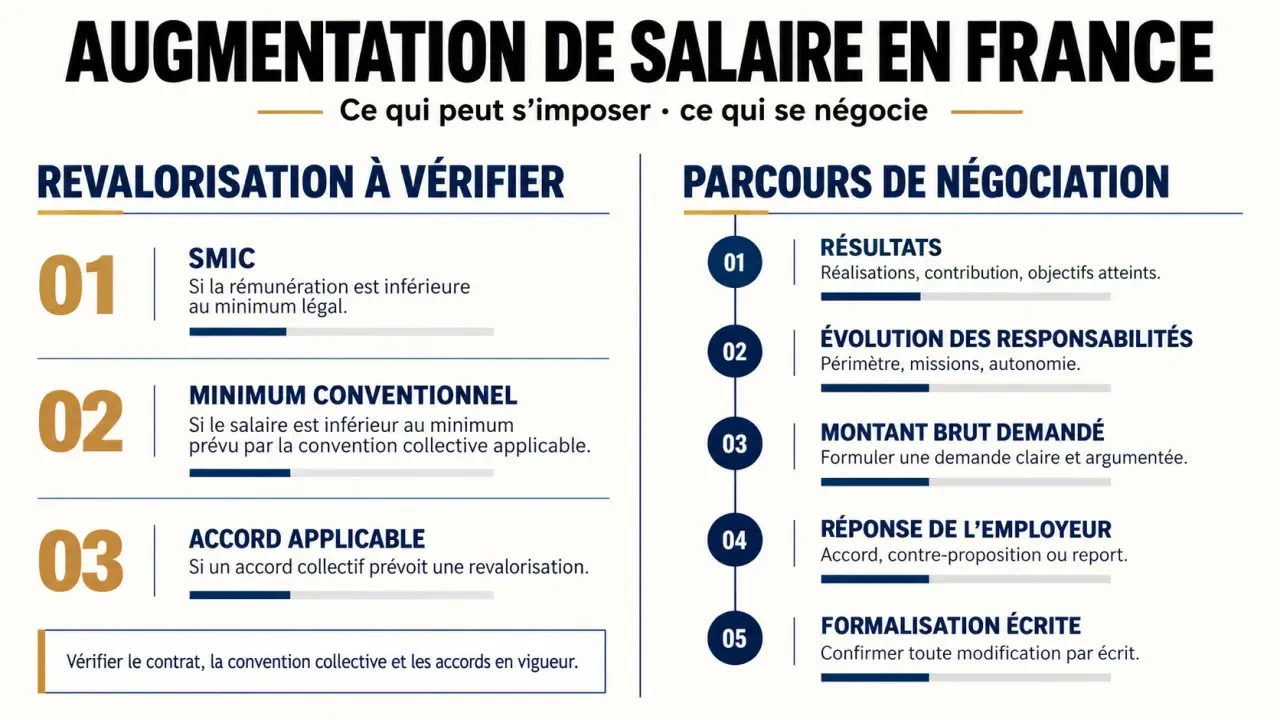 Salaire augmentation : cas obligatoires et étapes de négociation