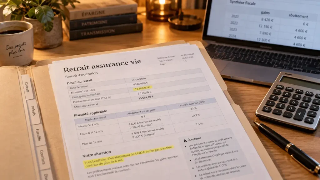 Rachat assurance vie : l’erreur fiscale qui coûte avant 8 ans